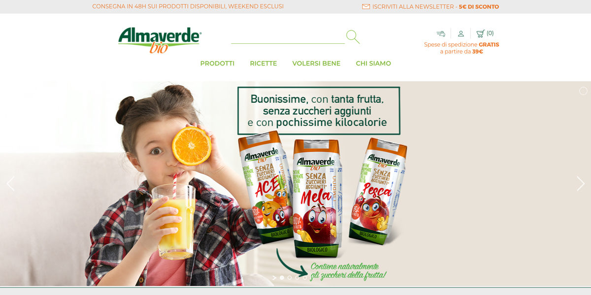 Almaverde Bio Apre Il Portale Di E-commerce Per Tutti I Prodotti Ambient