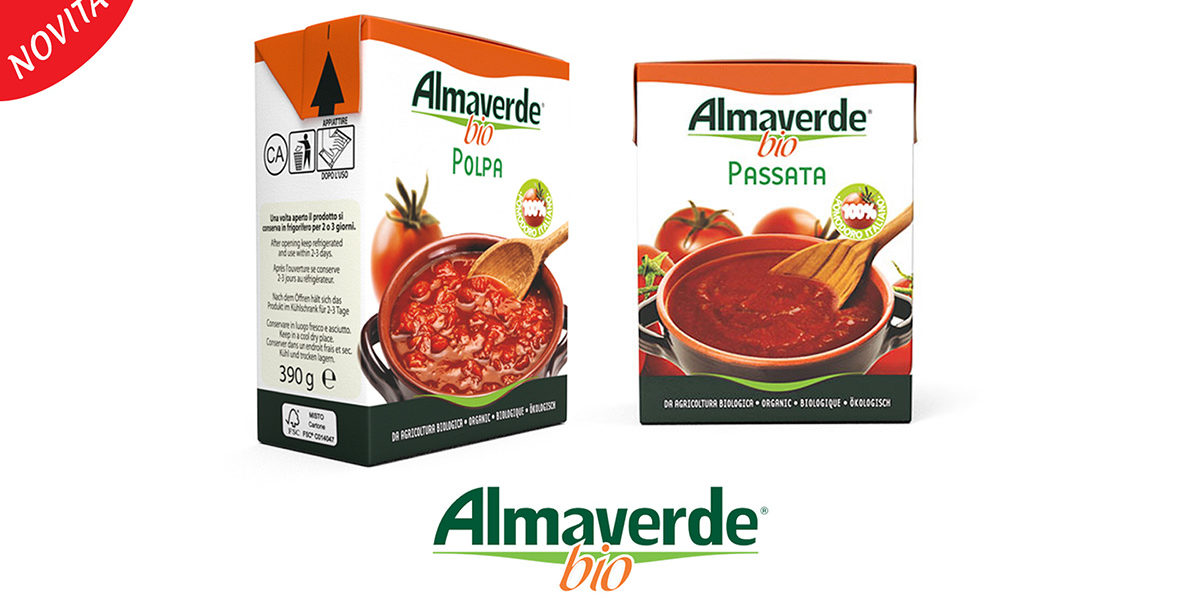 Arrivano Le Nuove Passate E Polpe Di Pomodoro Almaverde Bio Sempre Più Vicine All’ambiente Grazie All’innovativa Confezione Tetra Recart®